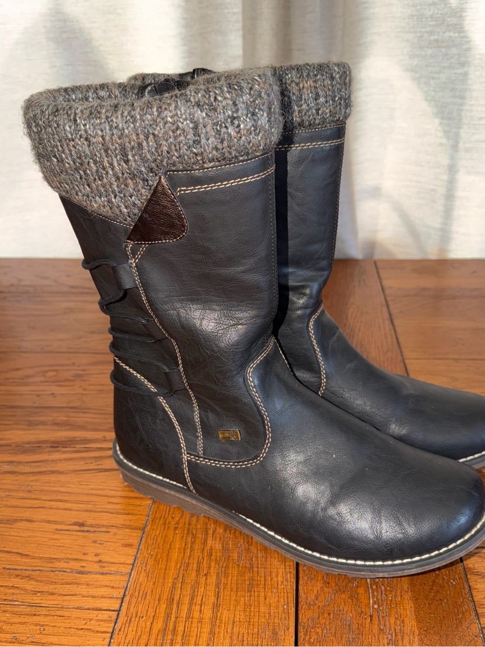 Remonte Tex Sweater Cuff Fleece Lined Boots 41 9.5